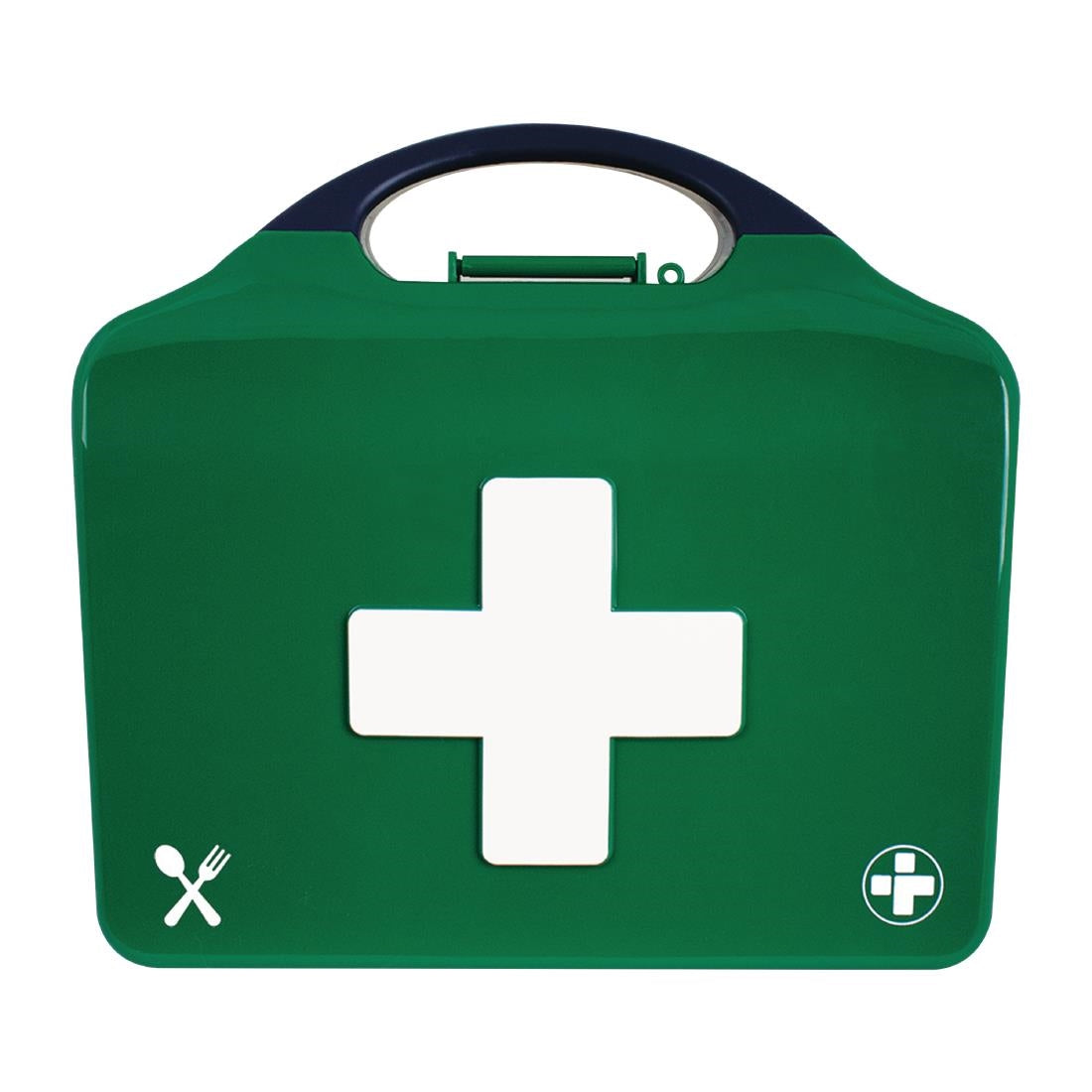 JF027 Masterchef Catering BS8599-1 First Aid Kit - Medium - Aura3 Box - Medium - Green