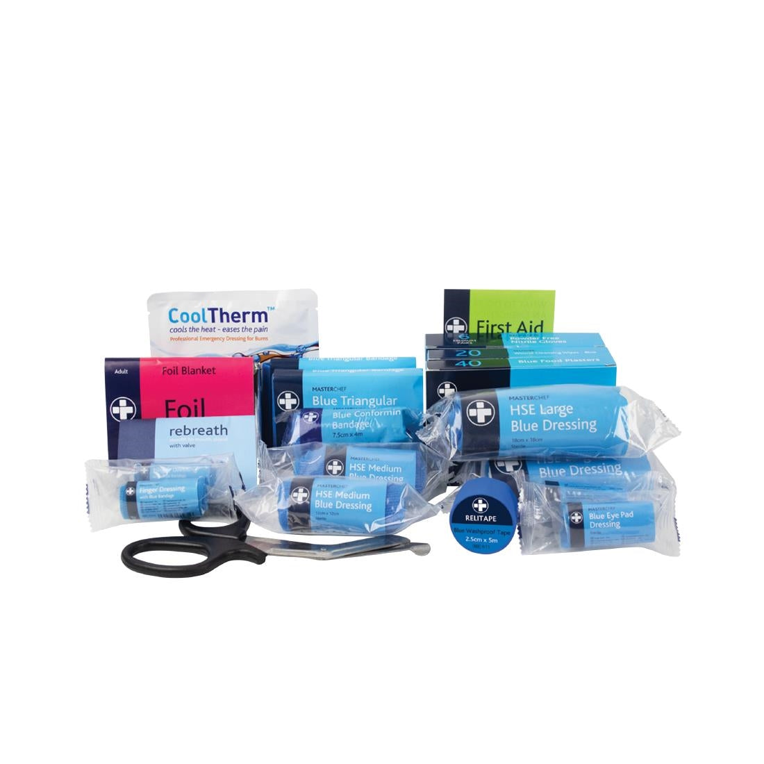 JF028 Refill for Masterchef Catering BS8599-1 First Aid Kit - Small