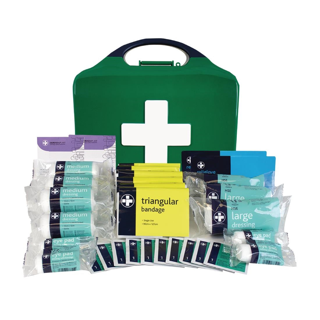 JF033 HSE 20 Person First Aid Kit - Aura3 Box - Medium - Green