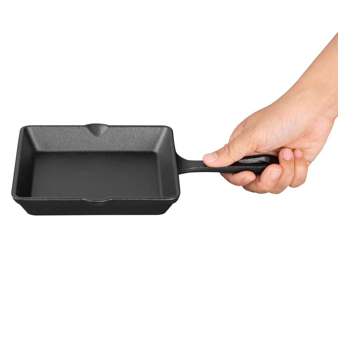 Olympia Cast Iron Square Pan 155x225mm