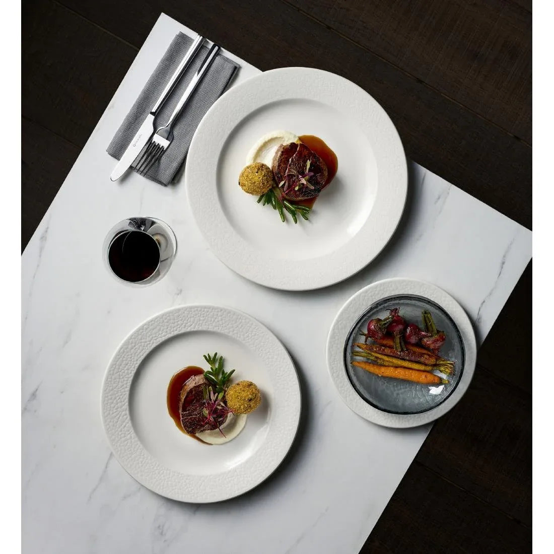 JF611 Churchill Viana White Stacking Bowl - 280ml (Pack 6) (Direct)