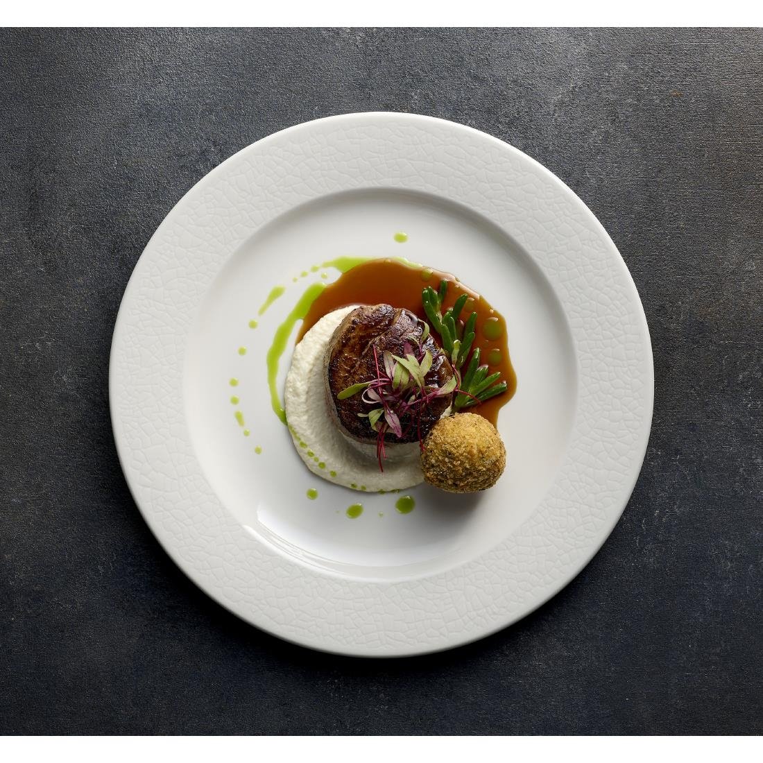 JF605 Churchill Viana White Plate - 210mm (Pack 12) (Direct)