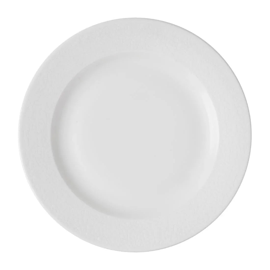 JF603 Churchill Viana White Footed Plate - 261mm (Pack 12) (Direct)