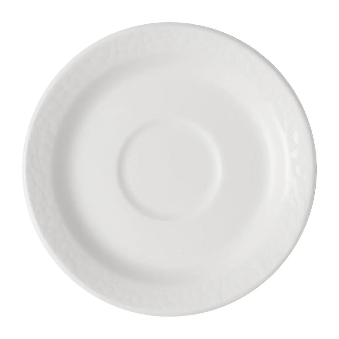 JF609 Churchill Viana White Saucer - 150mm (Pack 12) (Direct)