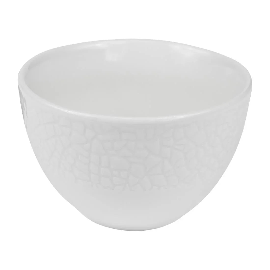 JF622 Churchill Viana White Open Sugar Bowl - 227ml (Pack 12) (Direct)