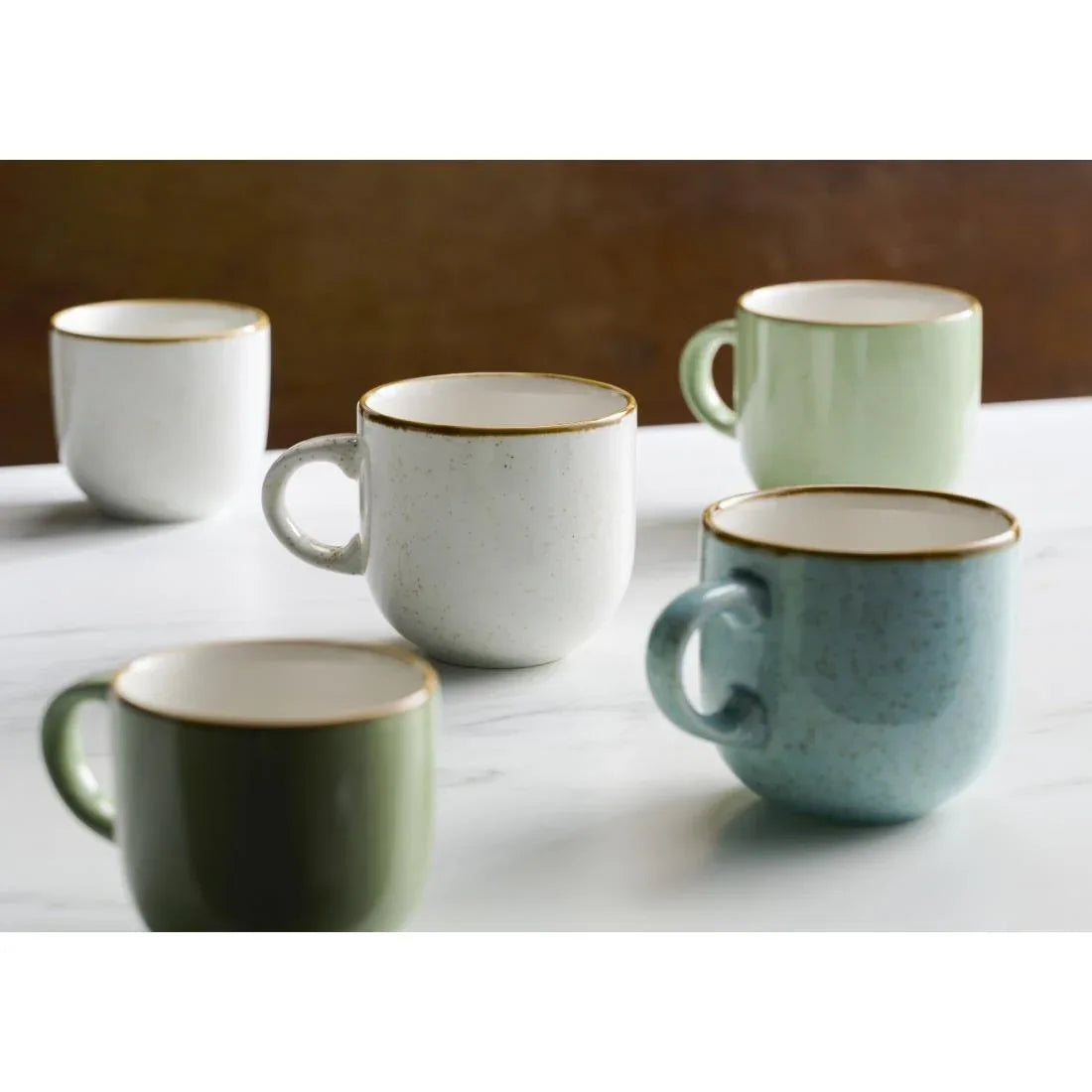 JF638 Churchill Sage Green Bubble Mug - 280ml (Pack 12) (Direct)