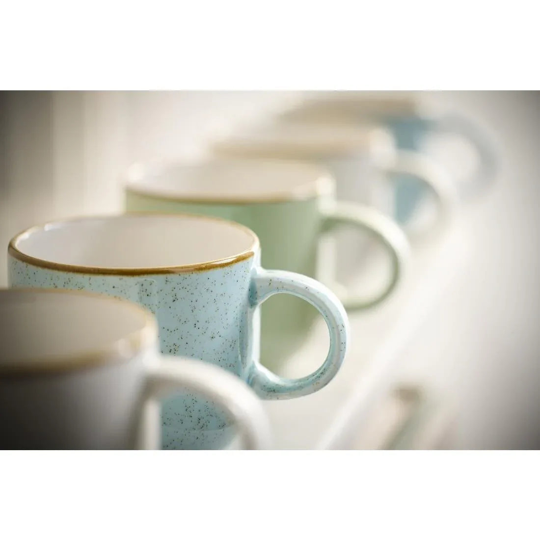 JF636 Churchill Sage Green Bubble Mug - 440ml (Pack 6) (Direct)