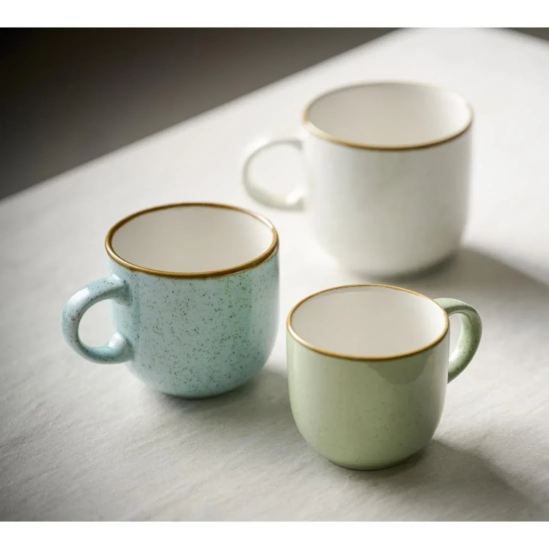 JF636 Churchill Sage Green Bubble Mug - 440ml (Pack 6) (Direct)