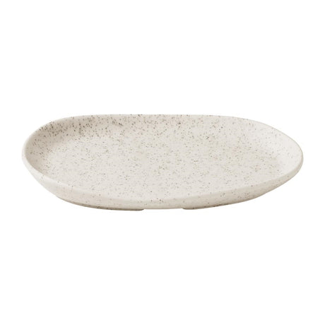 JF644 Churchill Barley White Natural Organic Platter - 260x200mm (Pack 6) (Direct)