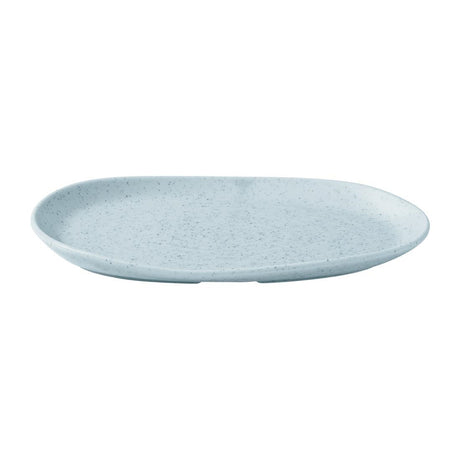 JF657 Churchill Duck Egg Blue Natural Organic Platter - 260x150mm (Pack 6) (Direct)