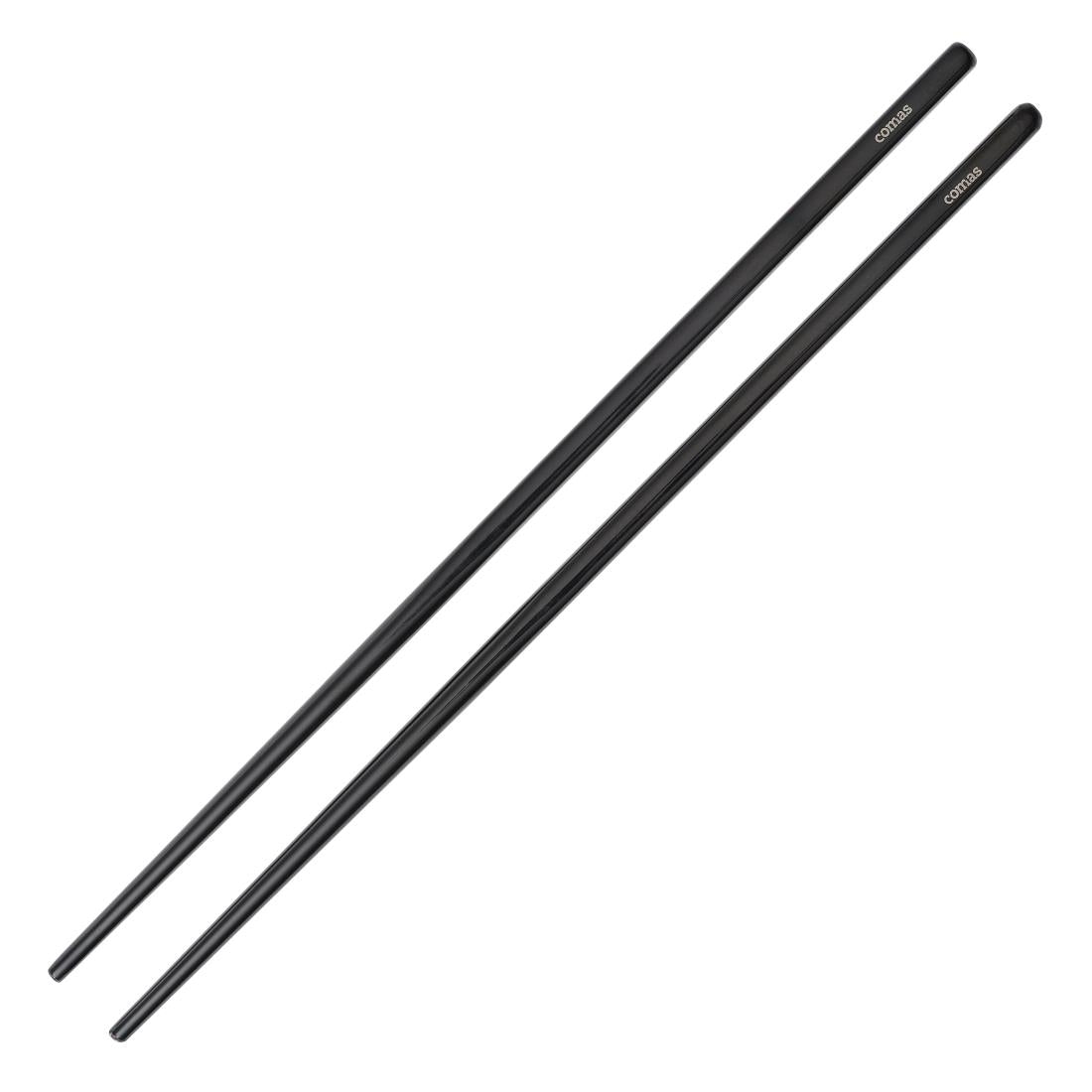 JF697 Churchill Black Chopsticks - 230mm (Pack 12) (Direct)