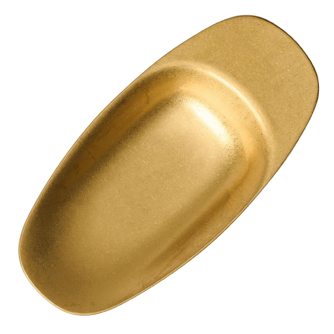 JF702 Churchill Vintage Gold Short Handled Tasting Spoon - 75mm (Pack 12) (Direct)