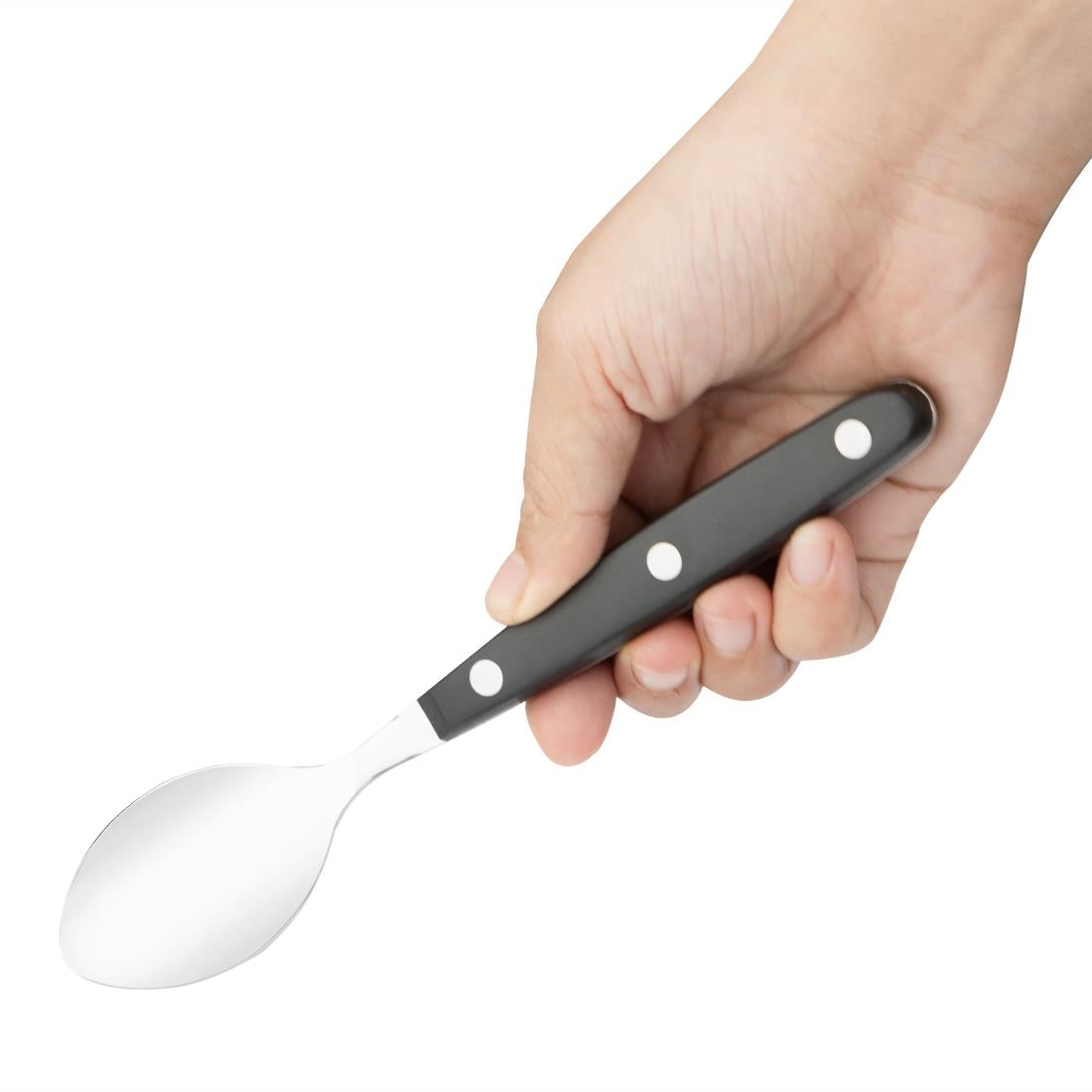 Olympia Taverna Teaspoons with Black Handles (12 Pack)