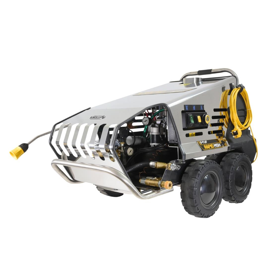 JF775 V-Tuf Rapid Msh 240V Hot Water 120Bar 9L/Min Pressure Washer (Direct)