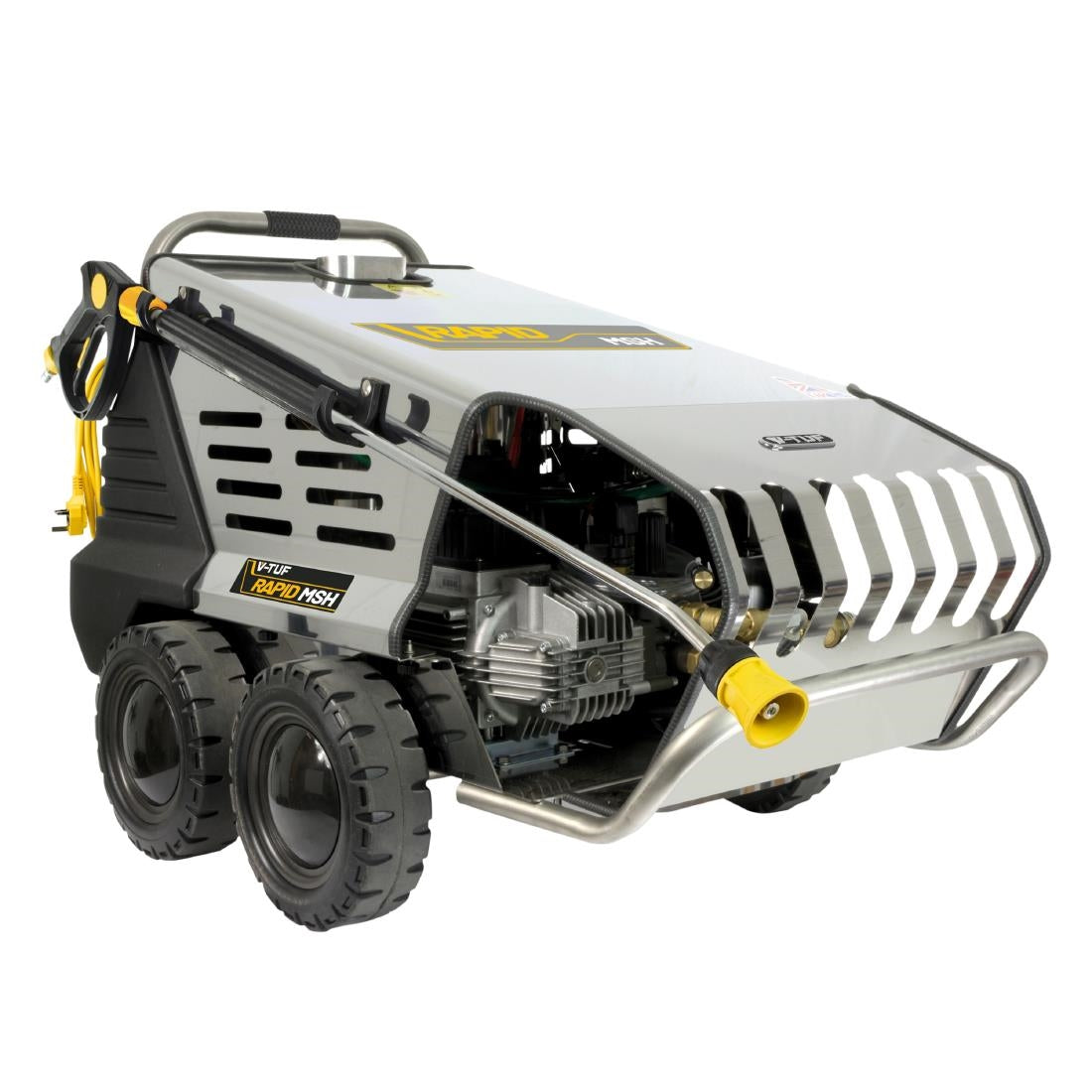 JF775 V-Tuf Rapid Msh 240V Hot Water 120Bar 9L/Min Pressure Washer (Direct)