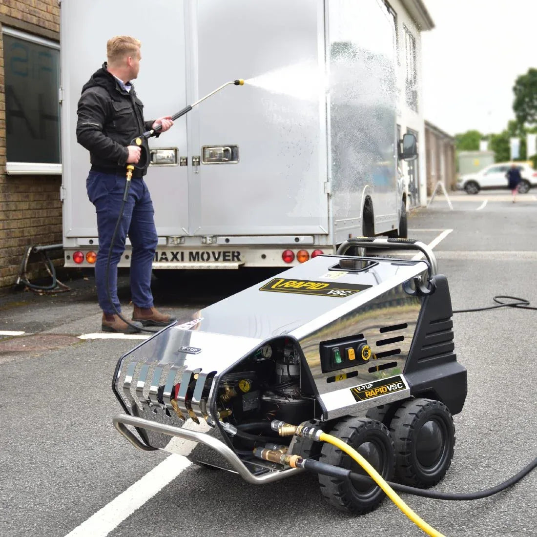 JF776 V-Tuf Rapid Vsc 240V Hot Water 100Bar 12L/Min Pressure Washer (Direct)