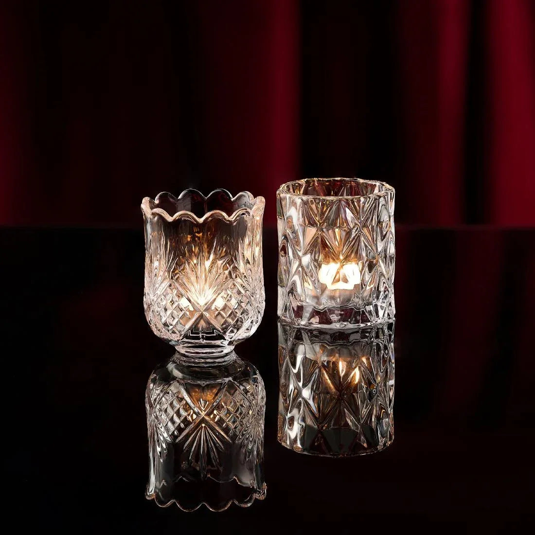 JF821 Tealight Holder Vintage - 70x85mm (Pack 6)