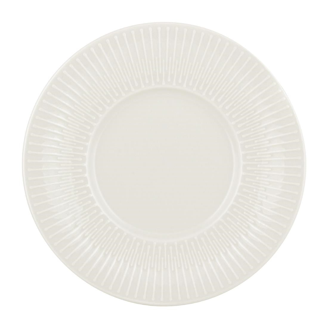 JF865 Vibes Rimmed Plate - 160mm (Pack 12)