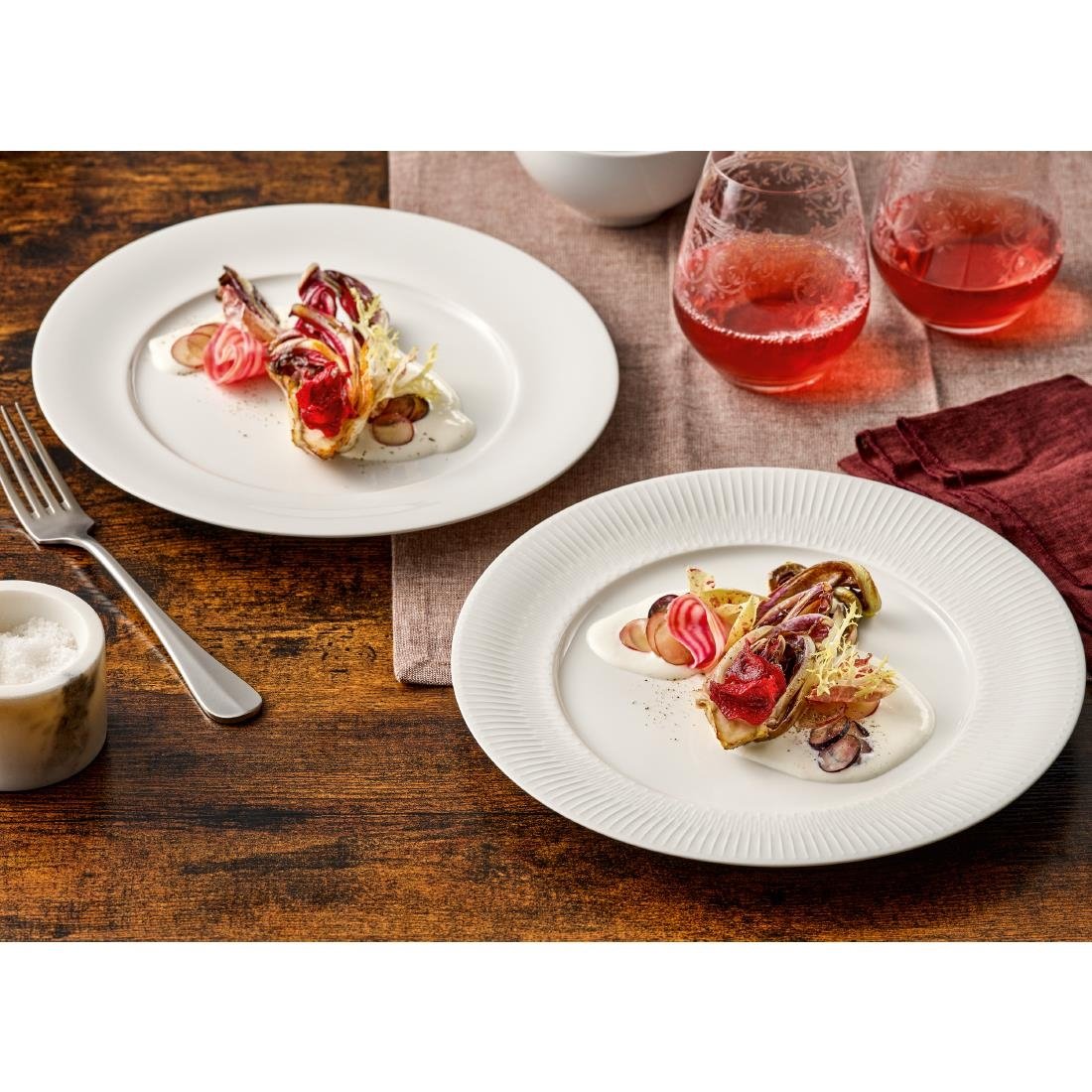 JF873 Vibes Rimmed Combi Saucer - 160mm (Pack 12)