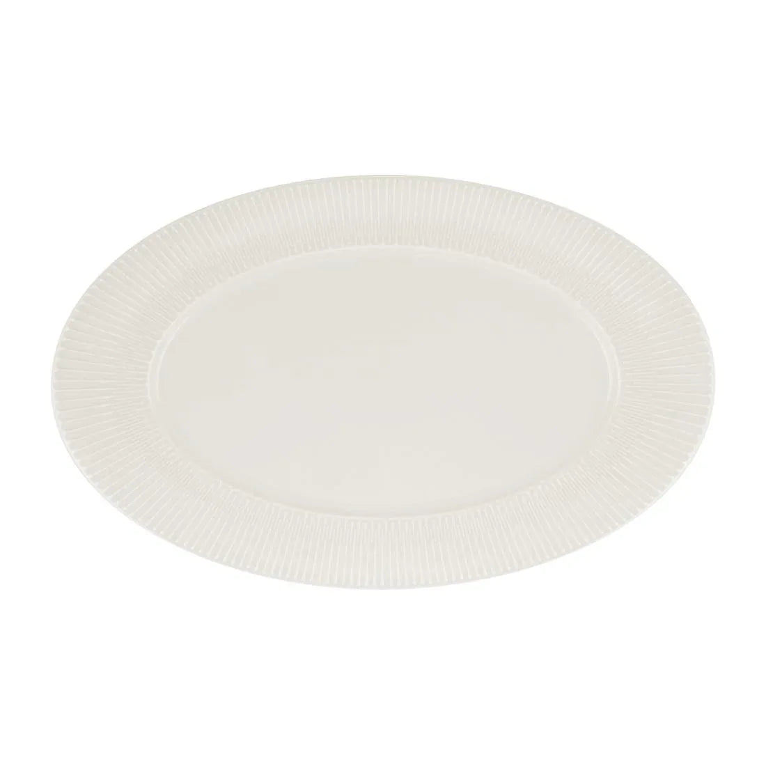 JF871 Vibes Rimmed Oval Plate - 240x150mm (Pack 12)