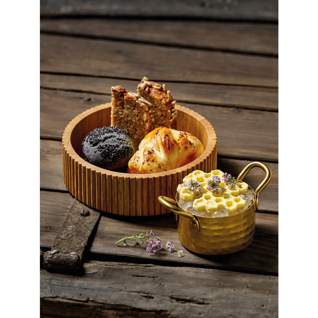 JF898 Cesto Rectangular Lid/Plate Marble - 210x110mm