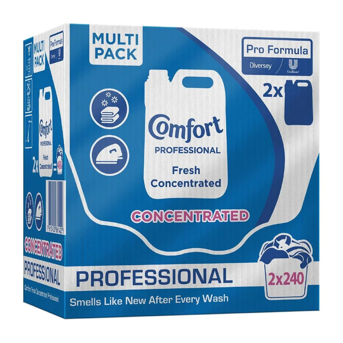 JF946 Comfort Pro-Formula Concentrated Fabric Softener Fresh - 4.8Ltr (Pack 2)