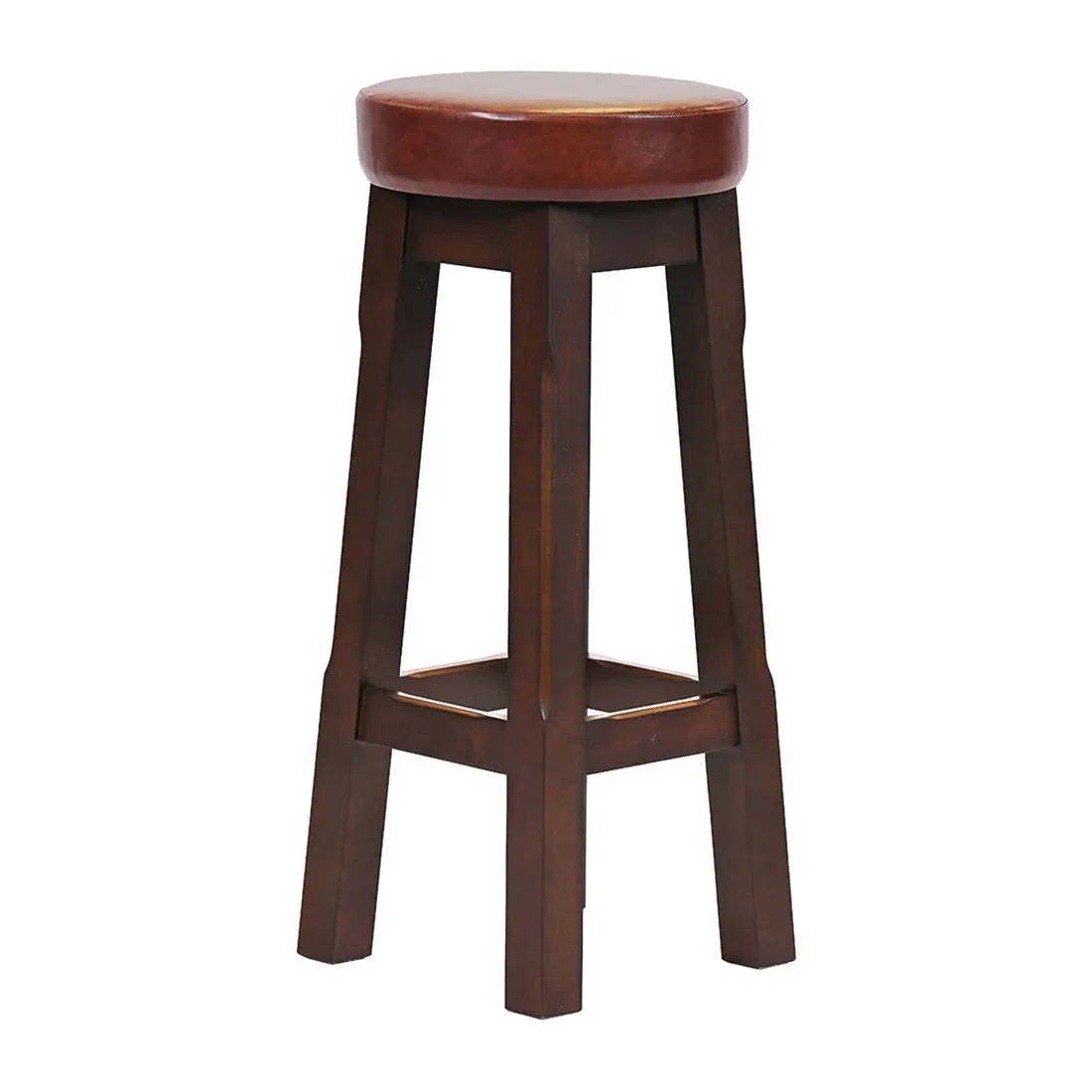 JF960 Wessex High Stool Dark Walnut with Bison Espresso Seat (Pack 2) (Direct)