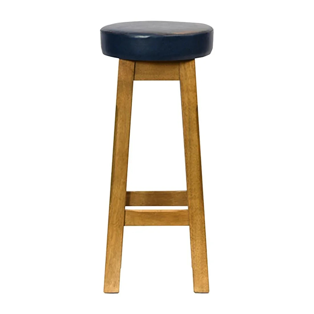 JF974 Wessex High Stool Weathered Oak with Bison Midnight Seat (Pack 2) (Direct)