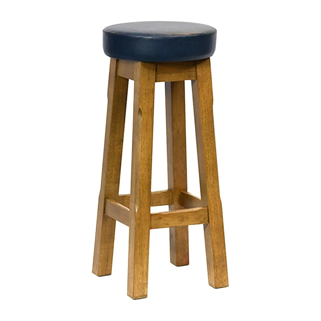 JF974 Wessex High Stool Weathered Oak with Bison Midnight Seat (Pack 2) (Direct)
