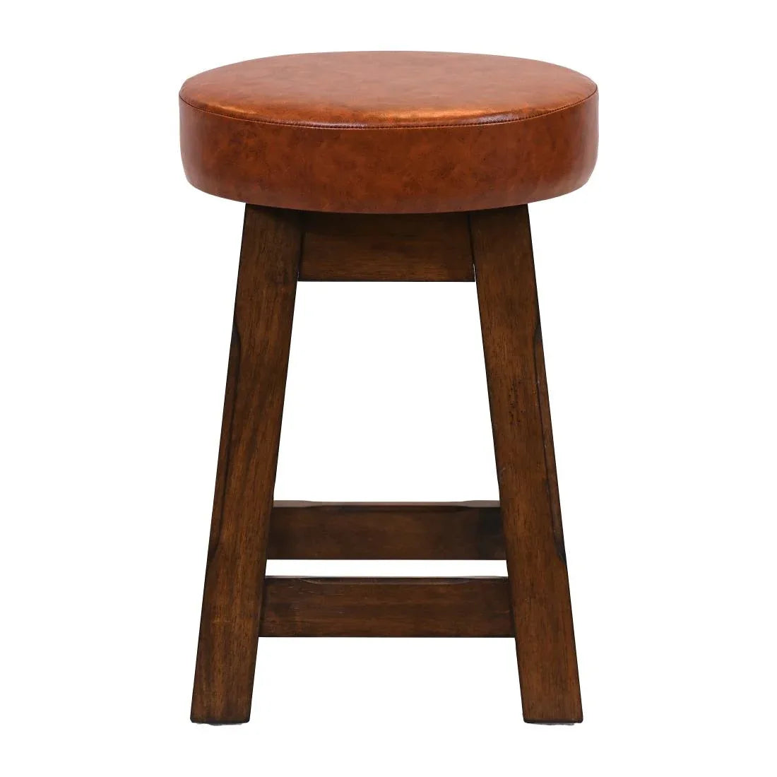 JF981 Wessex Low Stool Vintage with Bison Tan Seat (Pack 2) (Direct)