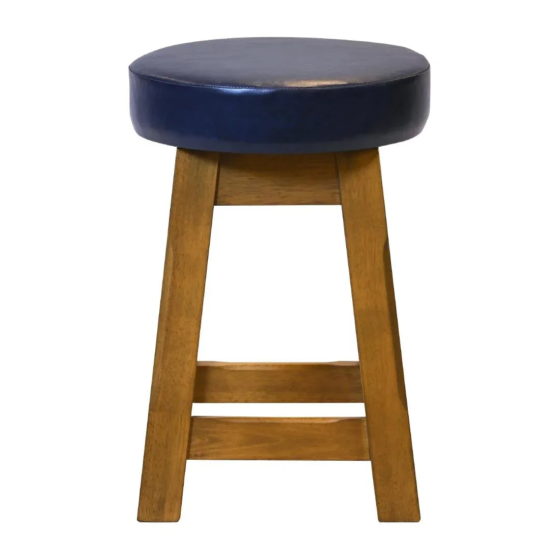 JF989 Wessex Low Stool Weathered Oak with Bison Midnight Seat (Pack 2) (Direct)