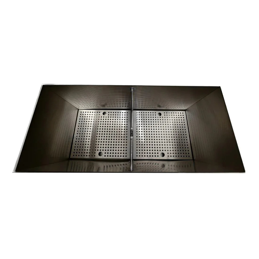 JK035 Parry Events Bar with Iroko wood bar top and oak clad front/sides (Direct)