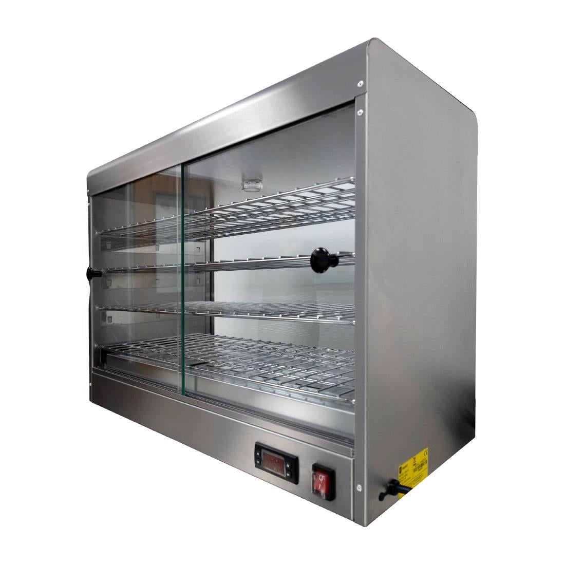 JK038 Parry Electric Heated Pie Cabinet with digital display - 4 shelf CPC1D