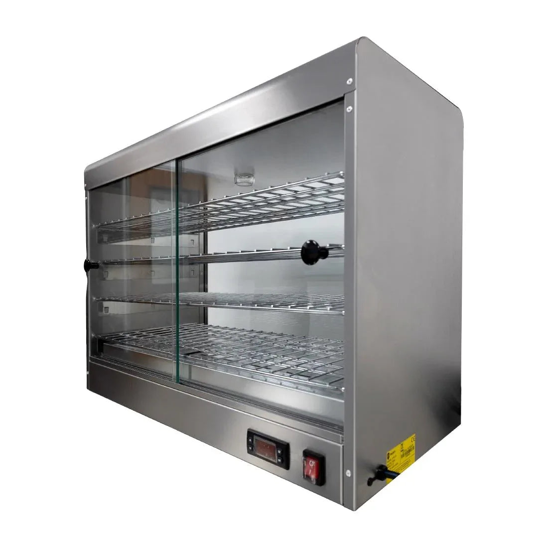 JK038 Parry Electric Heated Pie Cabinet with digital display - 4 shelf CPC1D