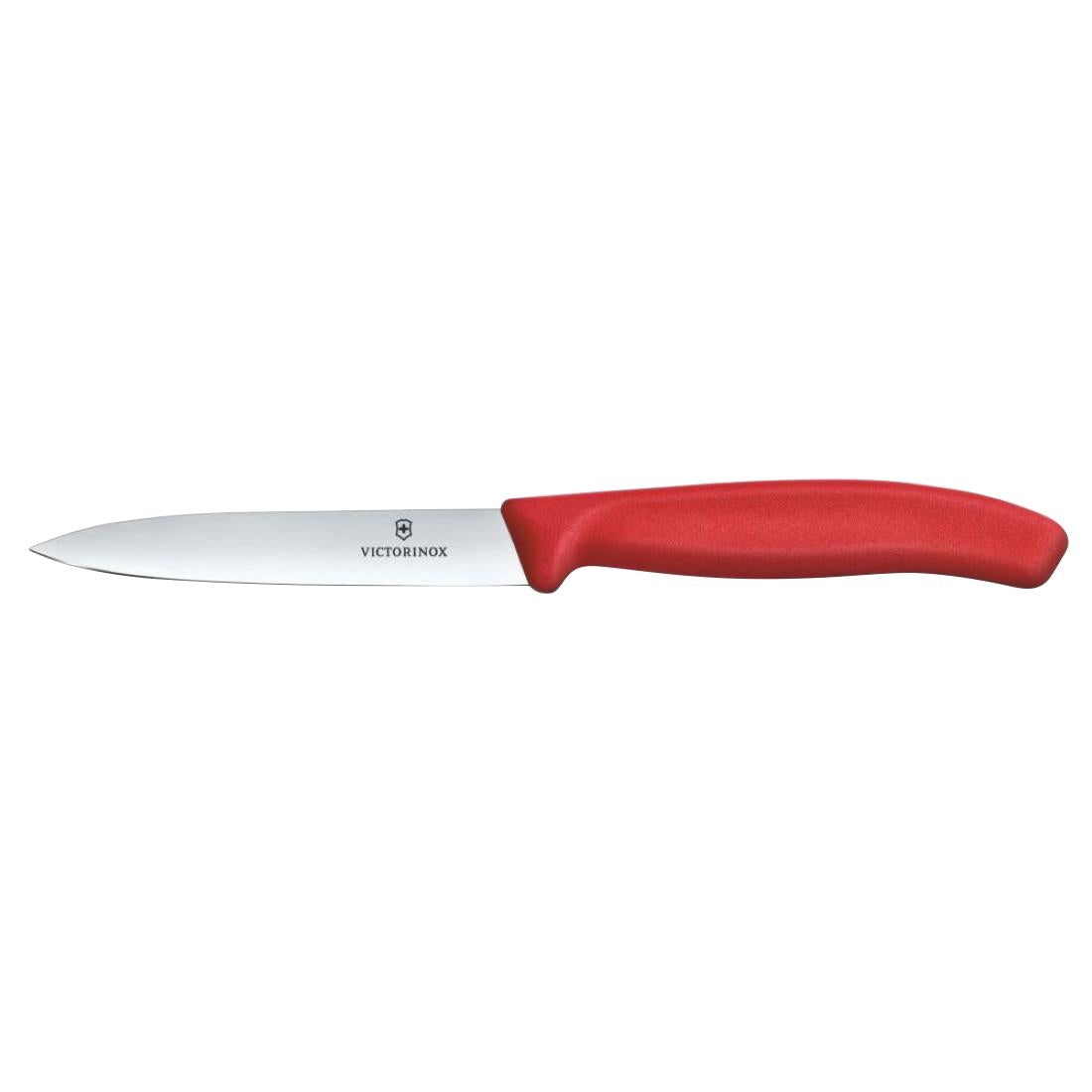 Victorinox Swiss Classic Paring Knife Straight Pointed Tip Red 10cm