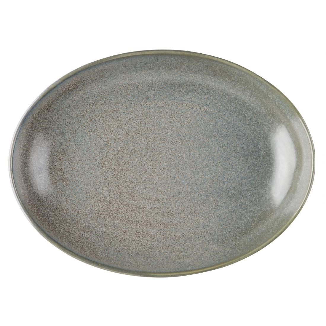 Olympia Ember Oval Bowls Blue 265x200mm (4 Pack)