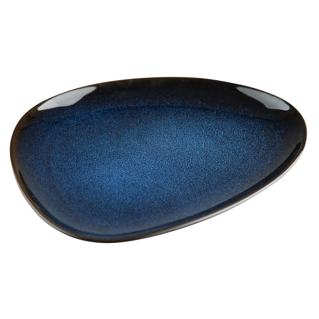 Olympia Luna Triangular Plates Midnight Blue 275x210mm (6 Pack)