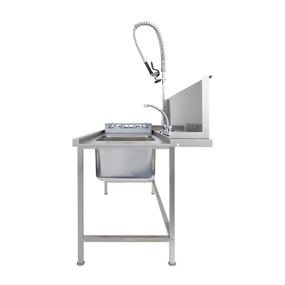 Classeq Pass Through Dishwasher Table with Spray Mixer T15SENL