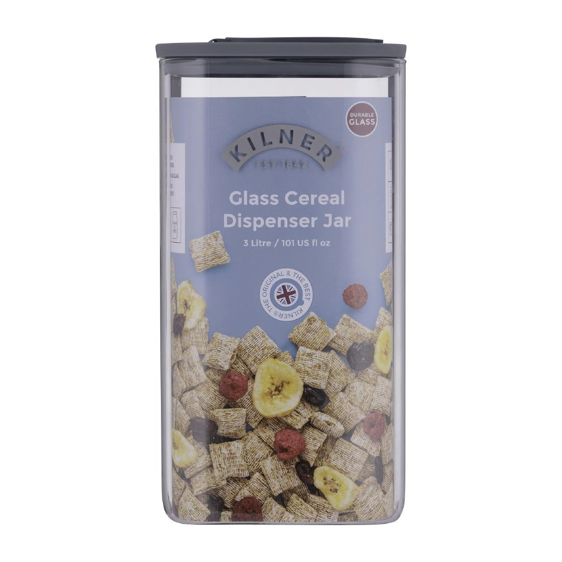 Kilner Fresh Dry Food Storage Dispenser 3Ltr