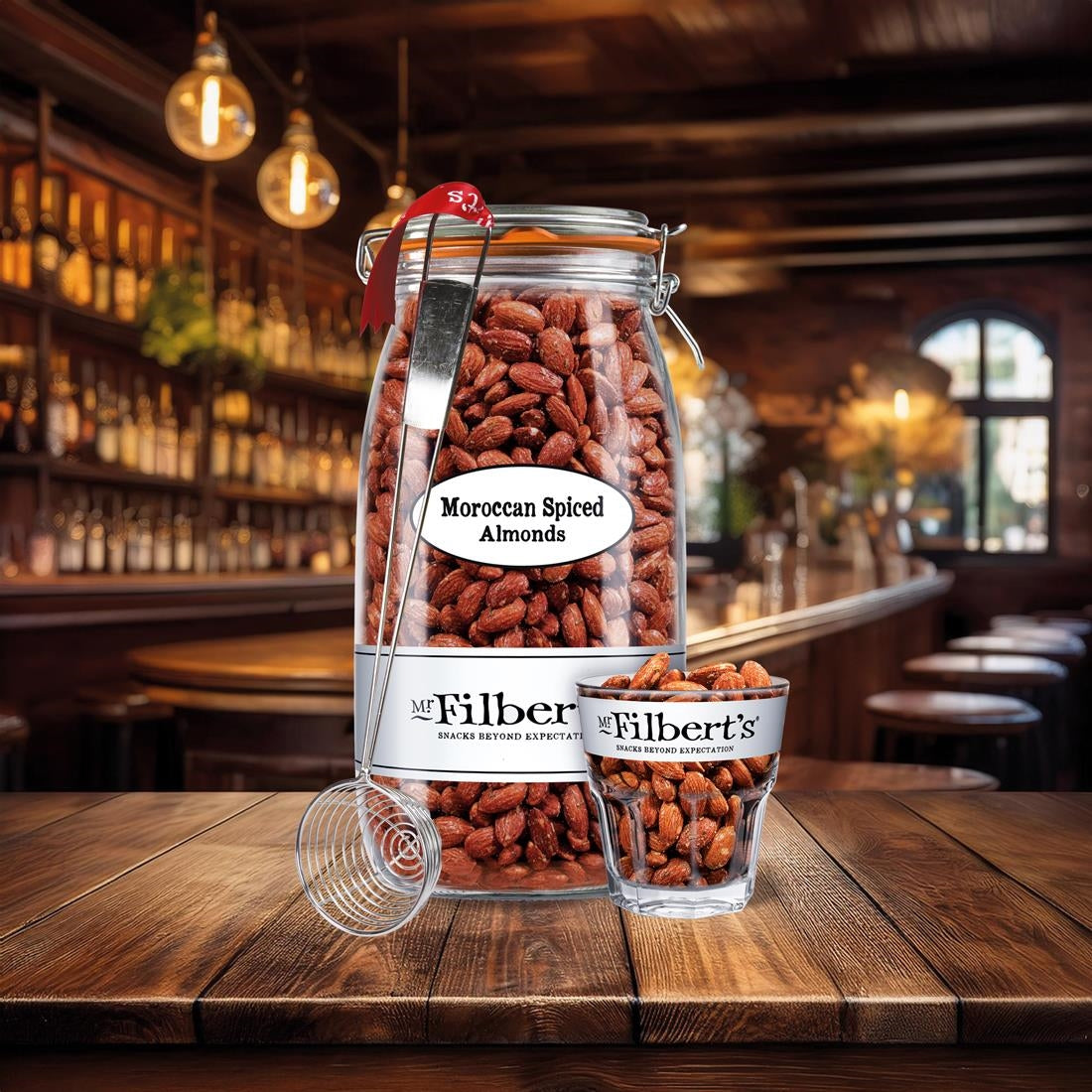Mr Filberts Loose Serve Catering Bag Moroccan Spiced Almonds 1.5kg