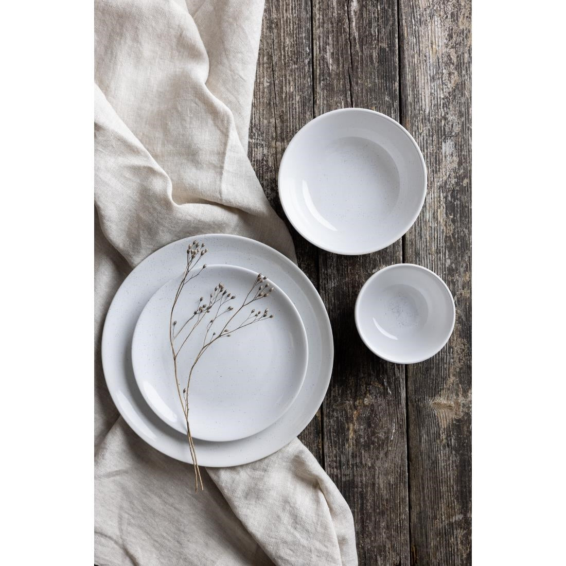 Olympia Origin Bowls White 110mm (4 Pack)