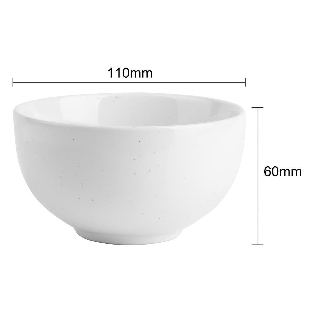 Olympia Origin Bowls White 110mm (4 Pack)