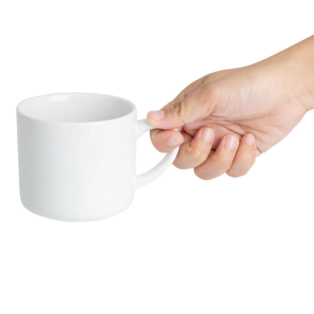 Olympia Origin Mugs White 300ml (4 Pack)