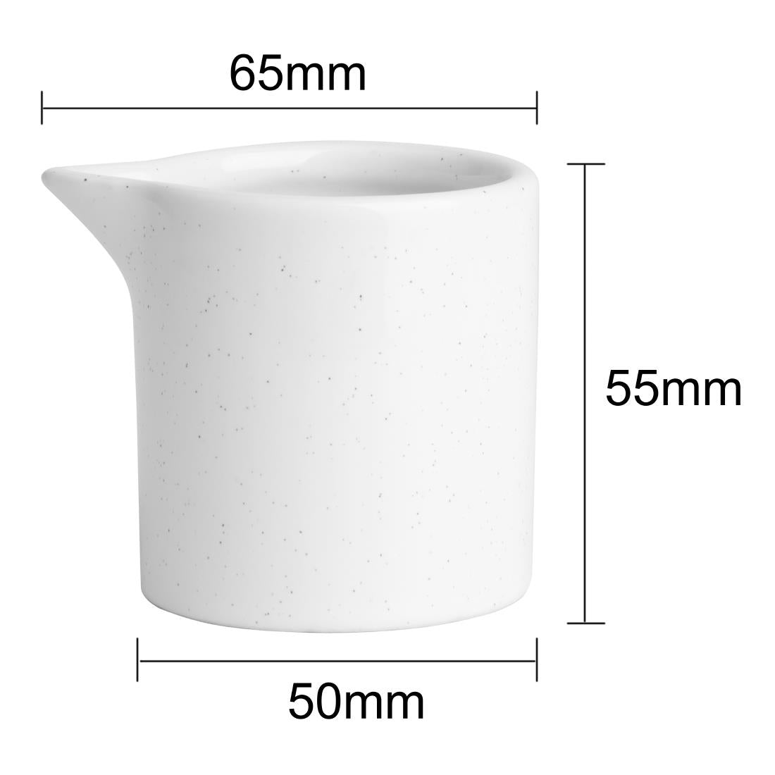 Olympia Origin Milk Jugs White 70ml (4 Pack)