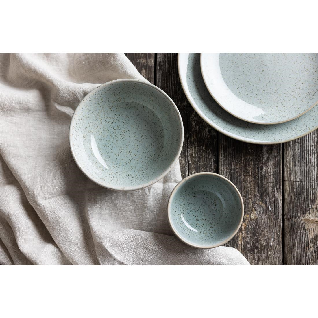 Olympia Origin Bowls Duck Egg Blue 160mm (4 Pack)