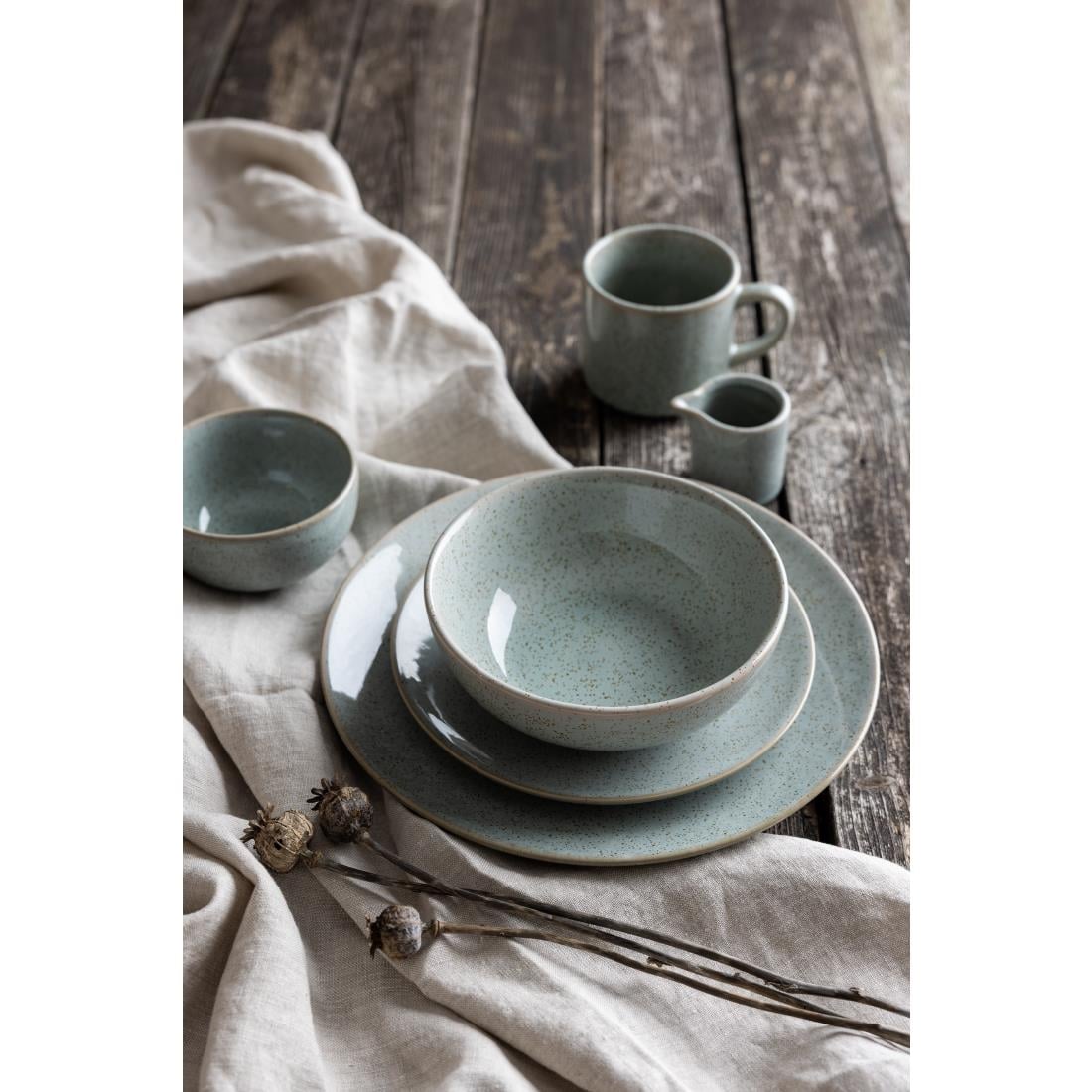 Olympia Origin Mugs Duck Egg Blue 300ml (4 Pack)