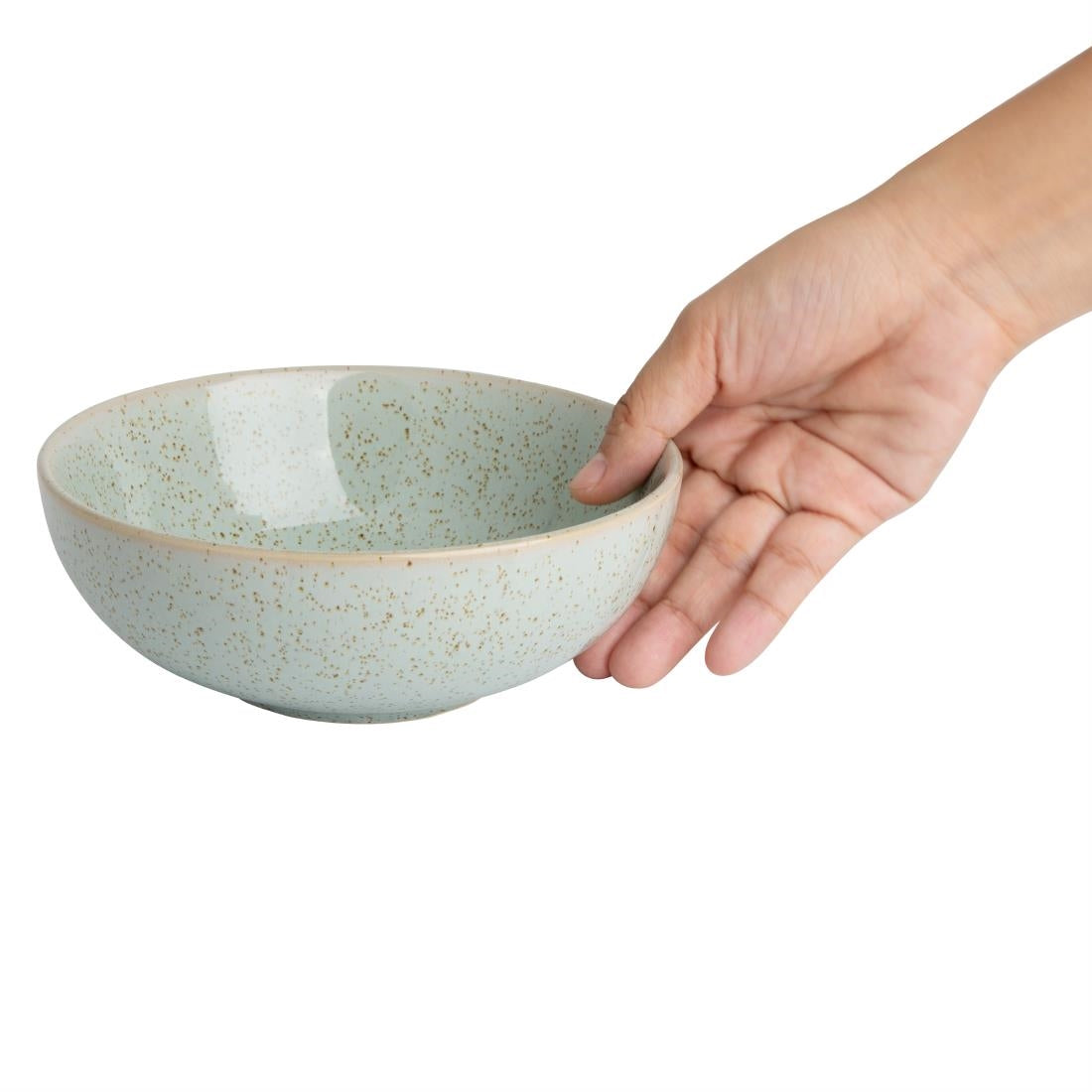 Olympia Origin Bowls Duck Egg Blue 160mm (4 Pack)