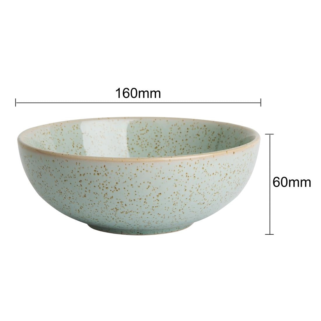 Olympia Origin Bowls Duck Egg Blue 160mm (4 Pack)