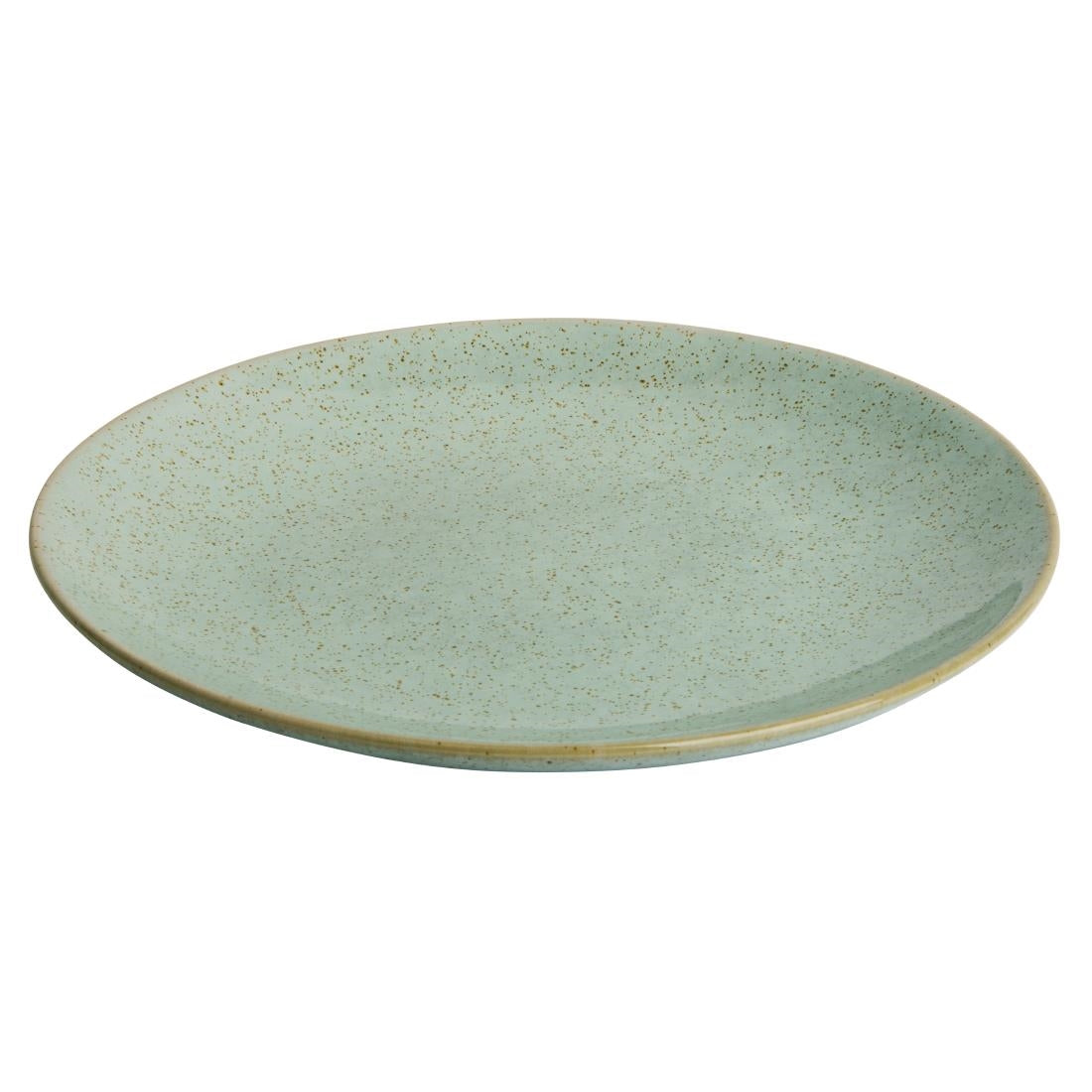 Olympia Origin Coupe Plates Duck Egg Blue 260mm (4 Pack)