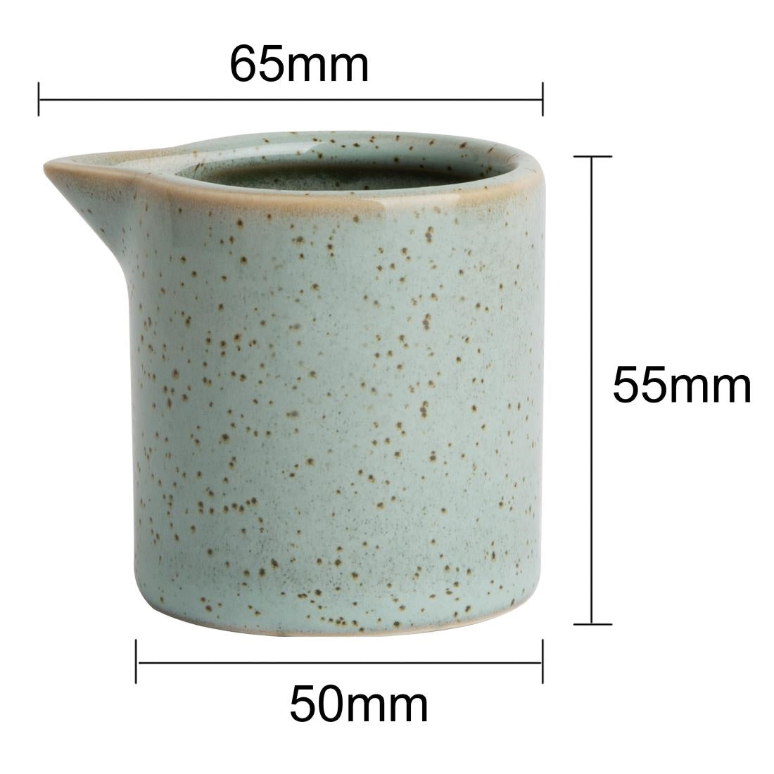 Olympia Origin Milk Jugs Duck Egg Blue 70ml (4 Pack)